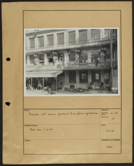 Genève, avenue de la Jonction : façade de l'usine Gardy