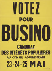 Votez pour Busino - candidat des intérêts populaires