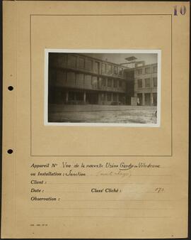 Genève, avenue de la Jonction : usine Gardy (monte-charge)