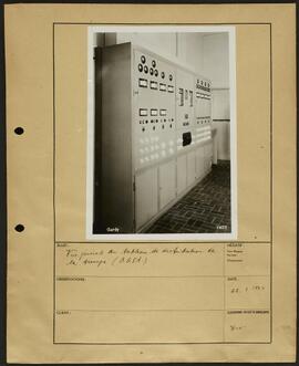 Genève, avenue de la Jonction : tableau de distribution de la trempe de l'usine Gardy