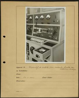 Genève, avenue de la Jonction : laboratoire électrique de l'usine Gardy