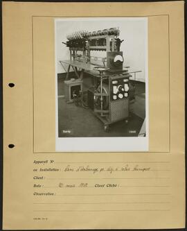 Genève, avenue de la Jonction : machine de l'usine Gardy