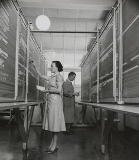 Genève, avenue de la Jonction : planning à l'usine Gardy