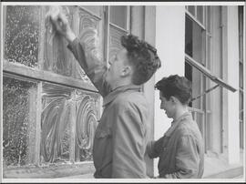 Genève, avenue de la Jonction : ouvriers de l'usine Gardy