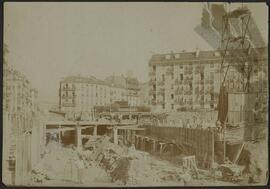 Genève, avenue de la Jonction : chantier de l’usine Gardy