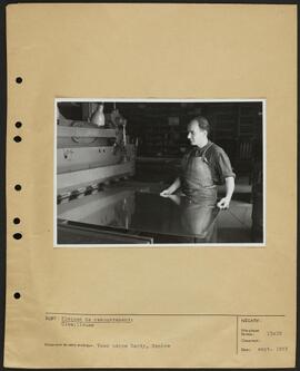 Genève, avenue de la Jonction : cisailleuse de l'usine Gardy
