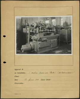 Genève, avenue de la Jonction : atelier de l'usine Gardy